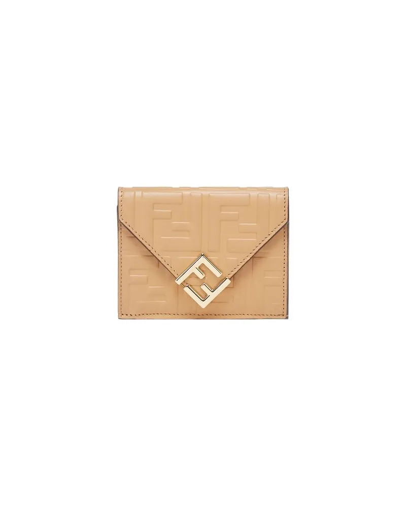 Fendi Portemonnaie FF Diamonds Brown