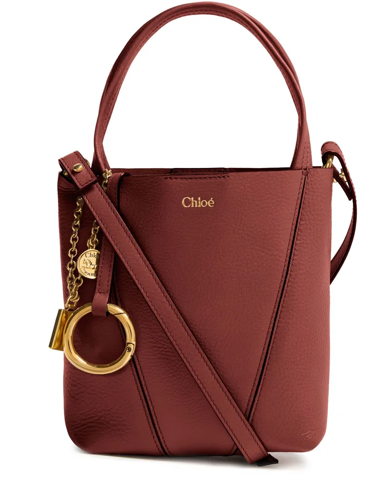 Chloé Cabas-Tasche aus genarbtem Leder Chloé Spin 