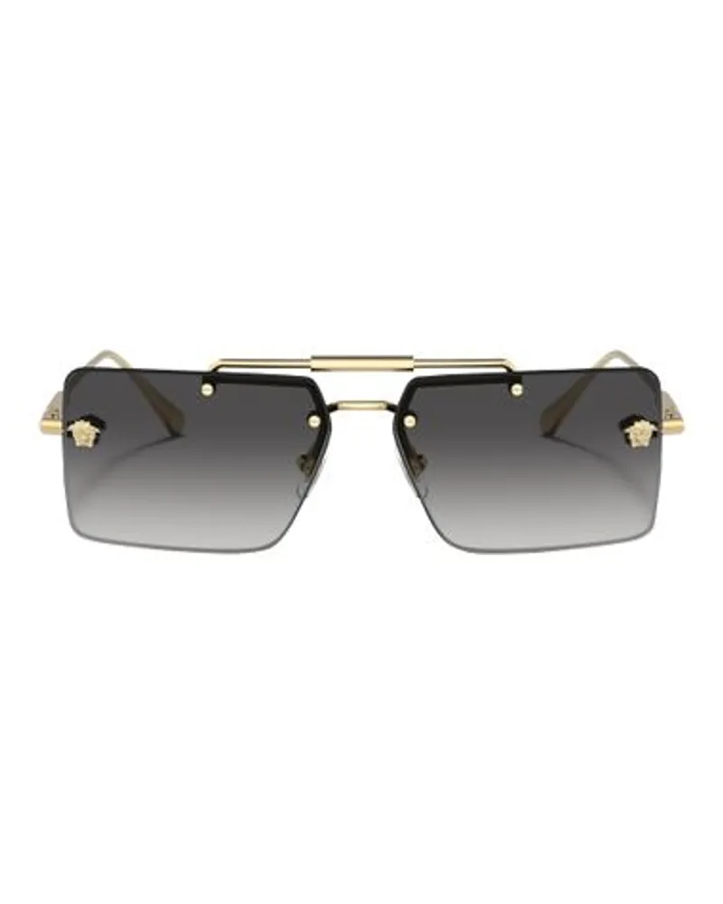 Versace Rechteck-Sonnenbrille VE2245 Gold