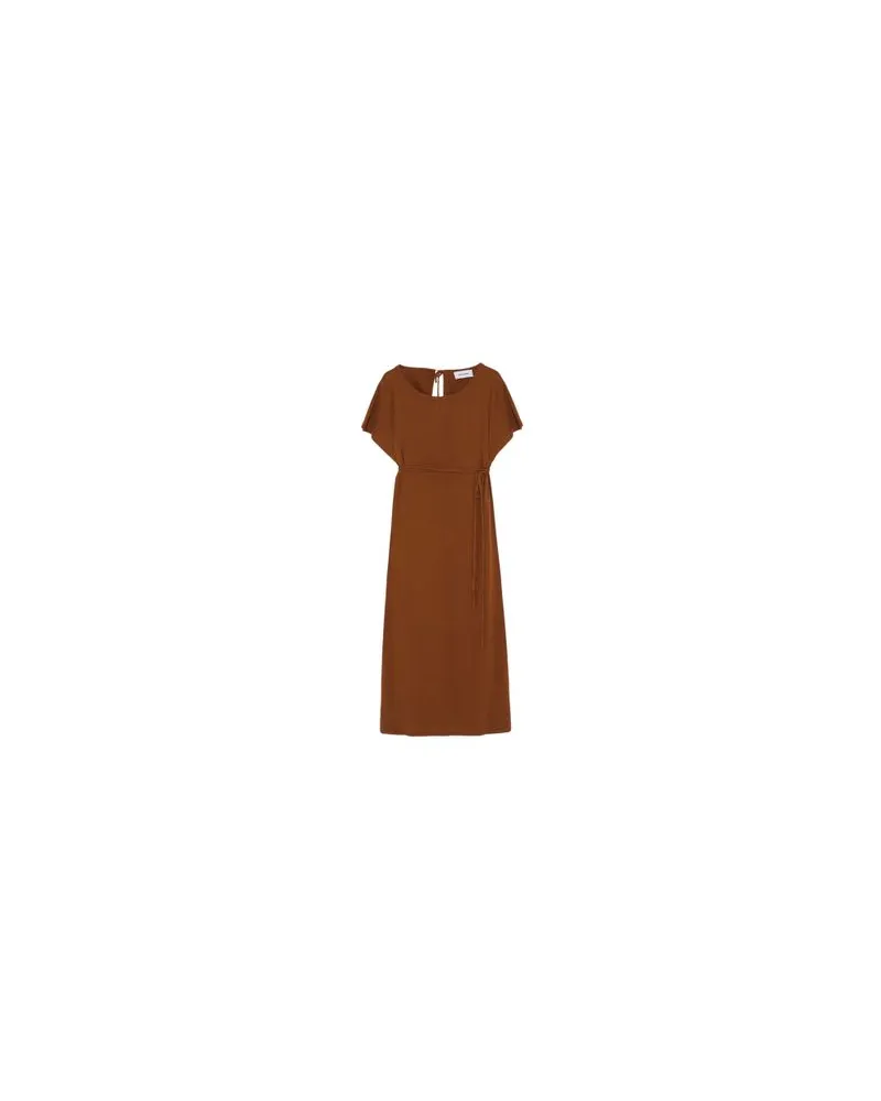 Yves Salomon Strickkleid Brown