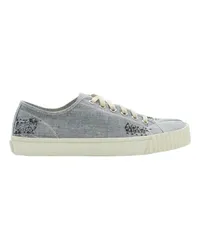 Maison Margiela Bestickte Tabi-Sneakers Blue