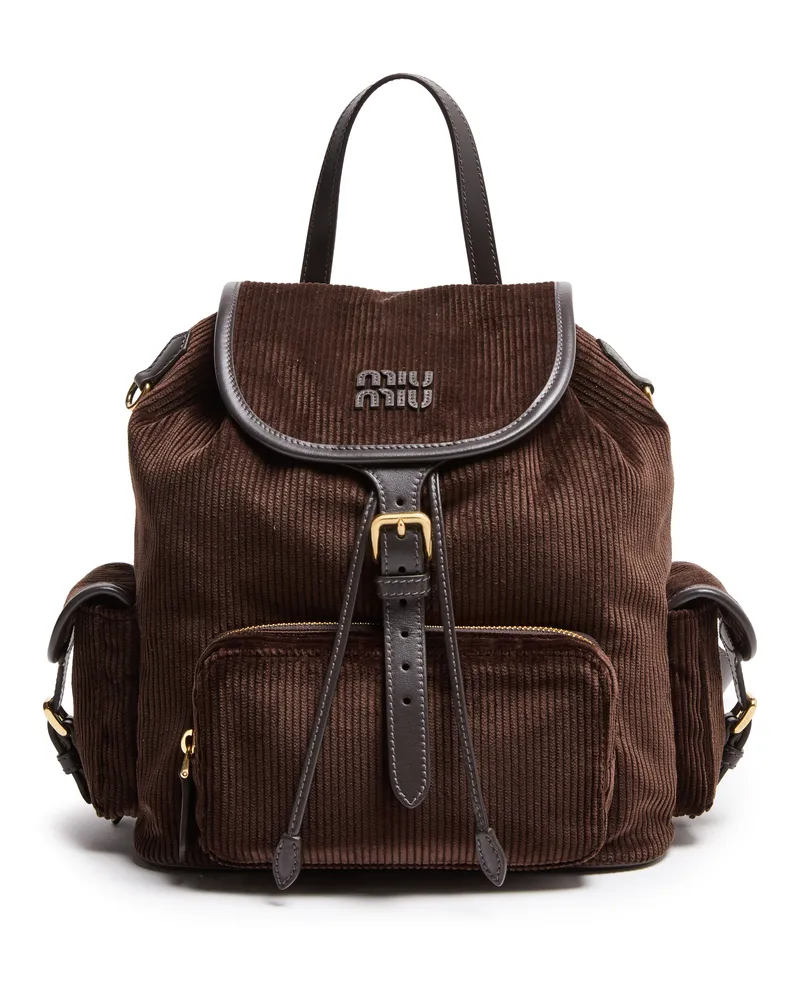 Miu Miu Rucksack aus Samt 