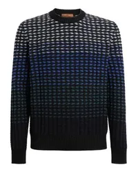 Missoni Strukturierter Strickpullover Blue