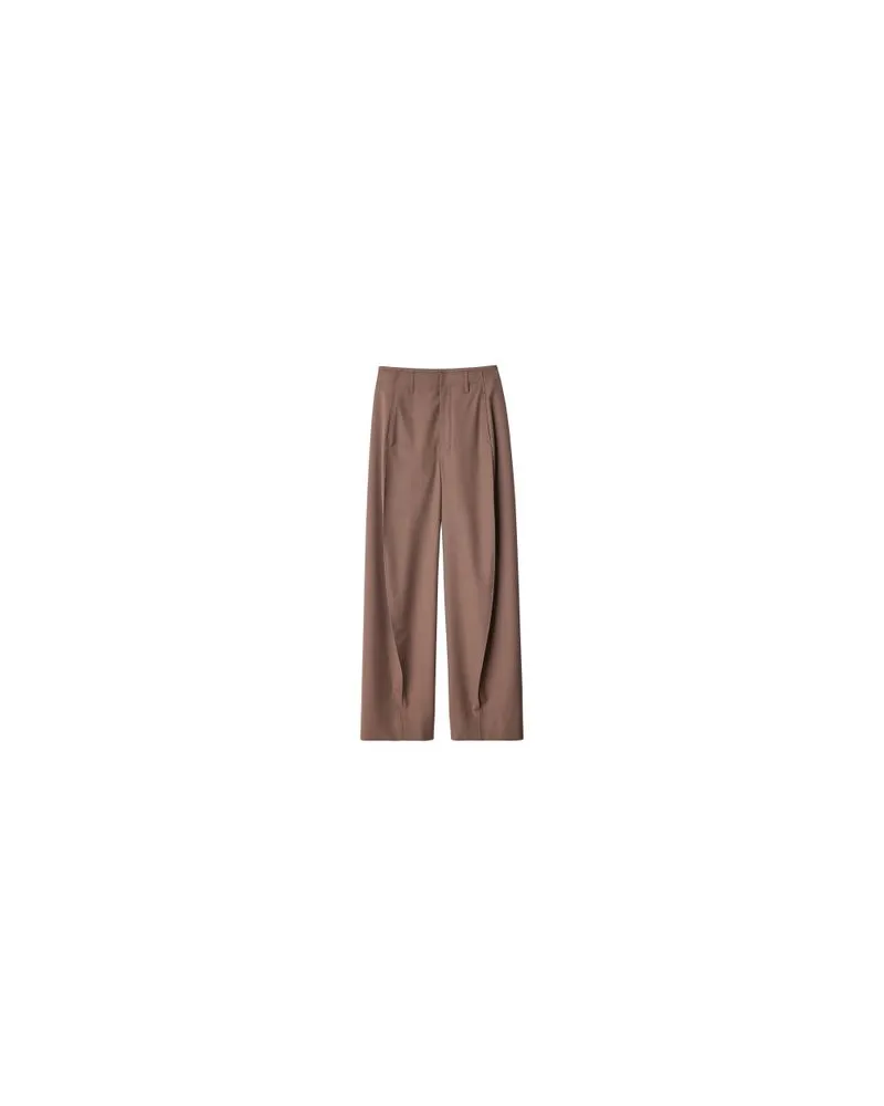 Christophe Lemaire Weit geschnittene Hose Brown