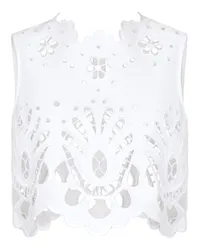 Dolce & Gabbana Crop-Top mit Cut-Out-Details White