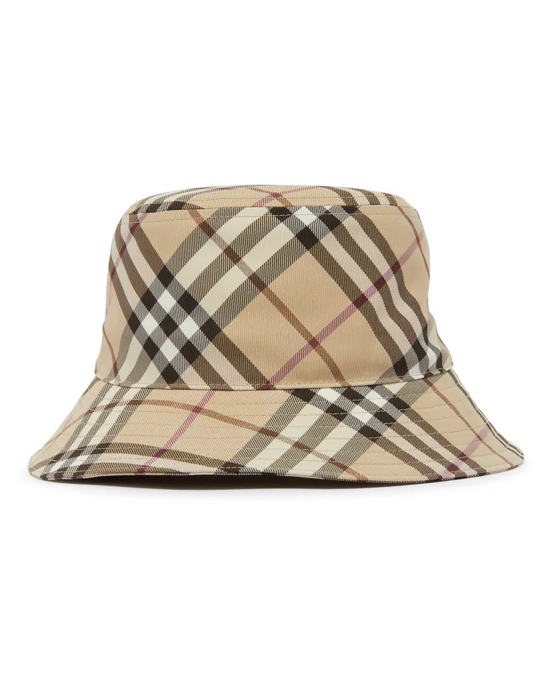 Burberry Bob Check aus Mischbaumwolle Beige