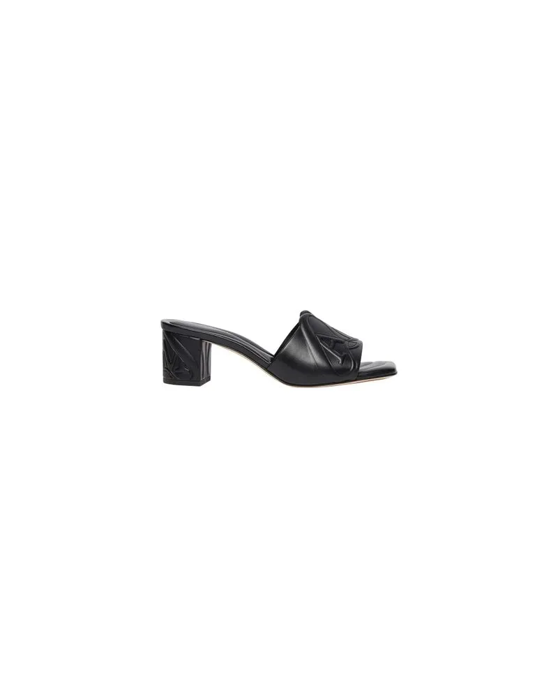 Alexander McQueen Heel-Sandalen Black