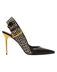 Balmain Slingbacks mit Absatz Black