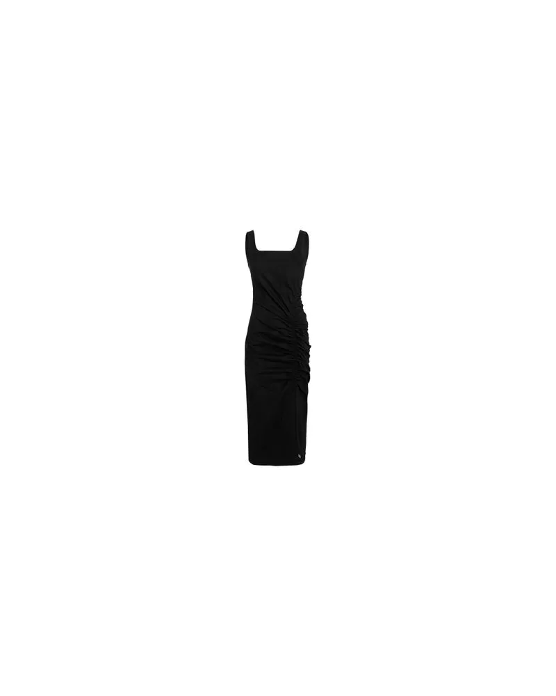 Karl Lagerfeld Gerafftes Transformer-Kleid Black