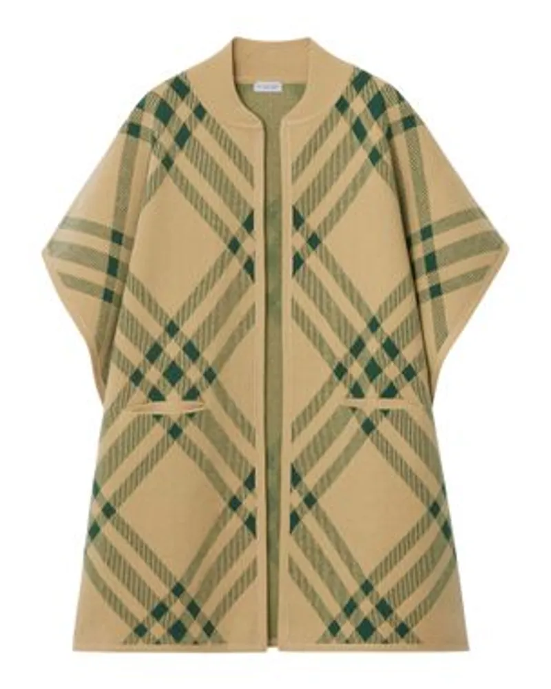 Burberry Kariertes Cape Green