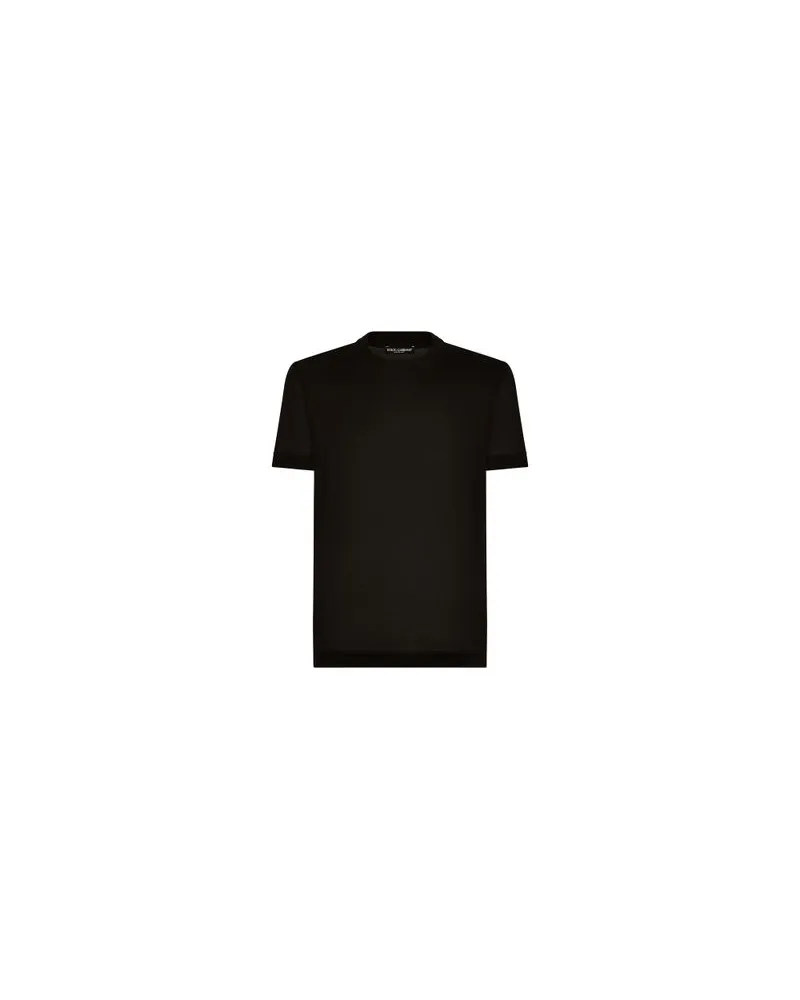 Dolce & Gabbana Kurzarm-T-Shirt Black