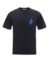 J.W.Anderson T-Shirt mit Anker-Patch Navy