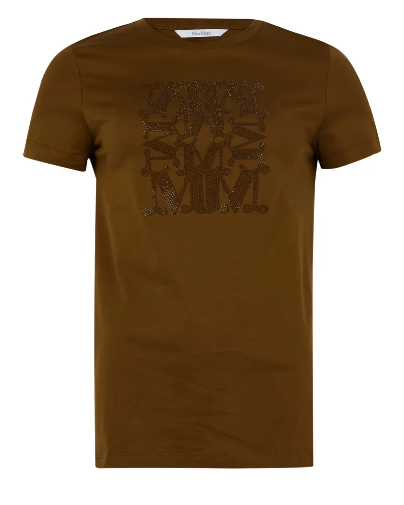 Max Mara T-Shirt mit Strass Giovane 