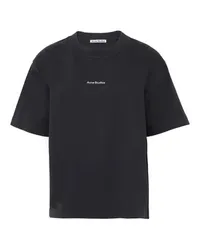 Acne Studios Kurzarm-T-Shirt Edie Stamp Black