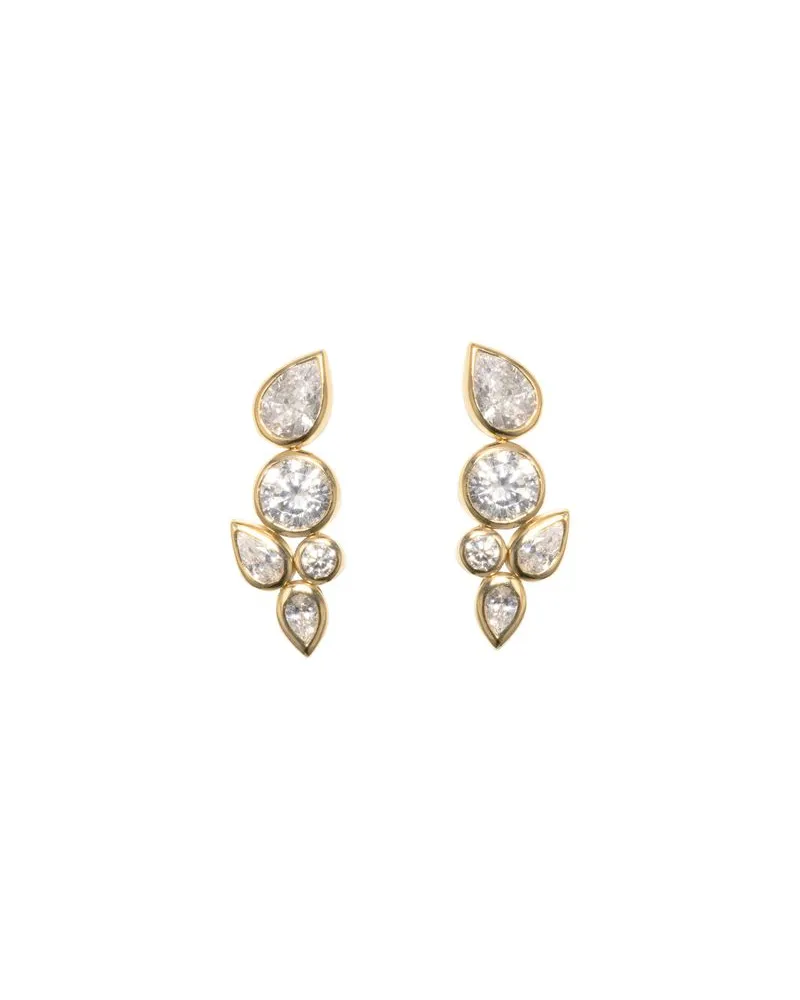 Sophie Bille Brahe Stellari Diamond left ear earring Gold