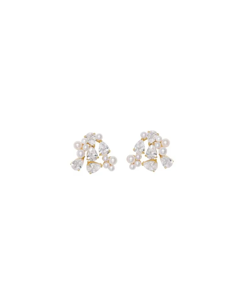 Sophie Bille Brahe Stellari Diamond left ear earring Gold