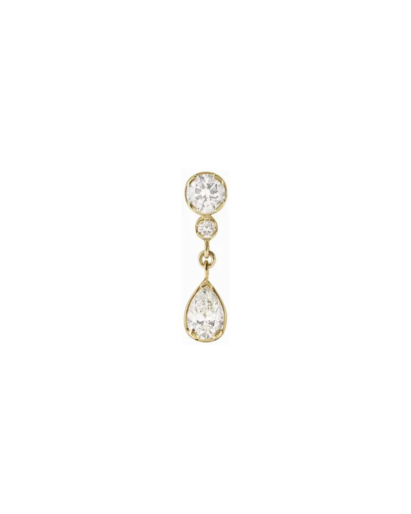 Sophie Bille Brahe Stellari Diamond left ear earring Gold