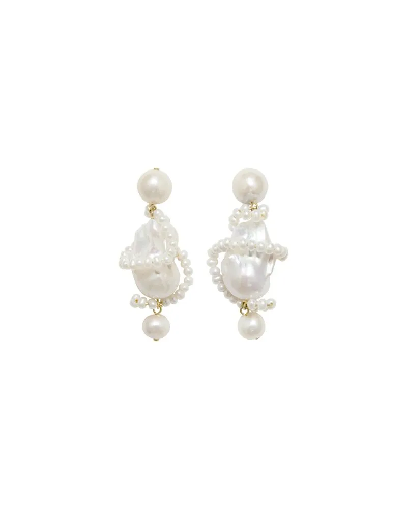 Sophie Bille Brahe Stellari Diamond left ear earring Gold