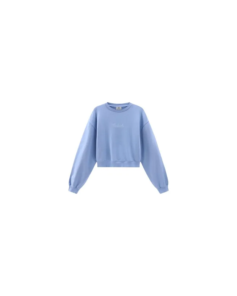 Woolrich Rundhals-Sweatshirt Blue