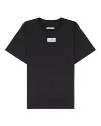 Maison Margiela Bedrucktes T-Shirt Black