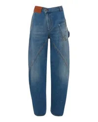 J.W.Anderson Denim-Jeans im verdrehten Workwear-Look Blue