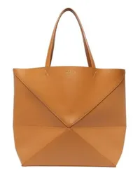 Loewe Großer Shopper Puzzle Fold Beige