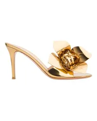 Gianvito Rossi Mules Lucilla Gold