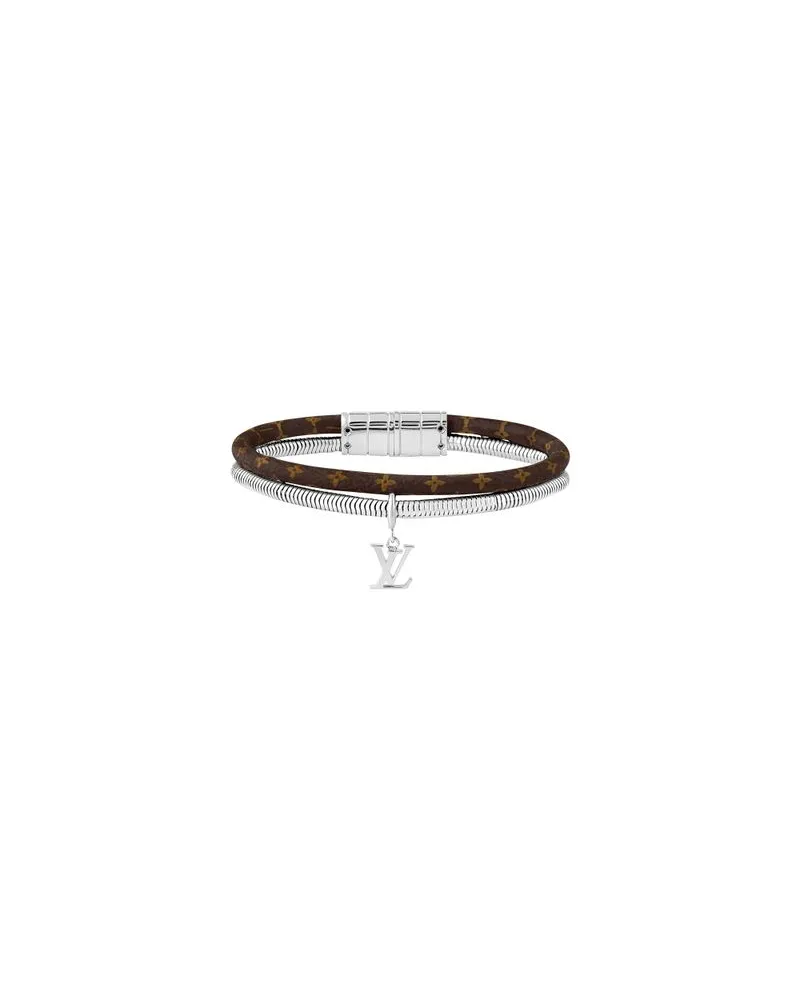 Louis Vuitton Monogram Swirl Armband Brown