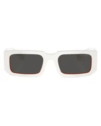 Prada Rechteck-Sonnenbrille PR06YS White