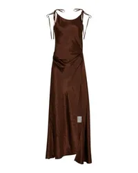 Acne Studios Langes Kleid Brown