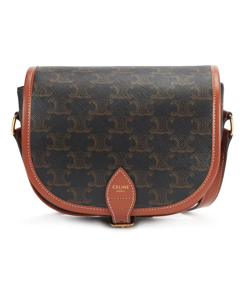 Celine Tasche Folco Triomphe Leinen 