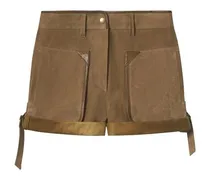 Shorts aus Leder Marline