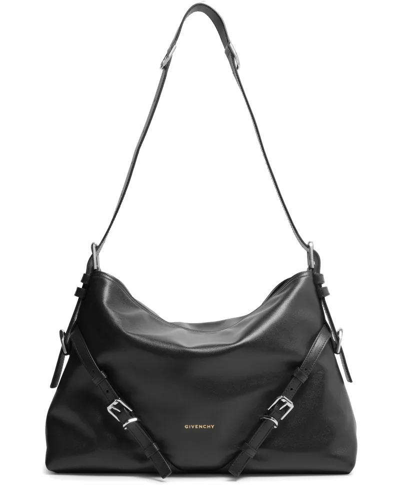 Givenchy Mittelgroße Tasche aus glänzendem Leder Voyou 