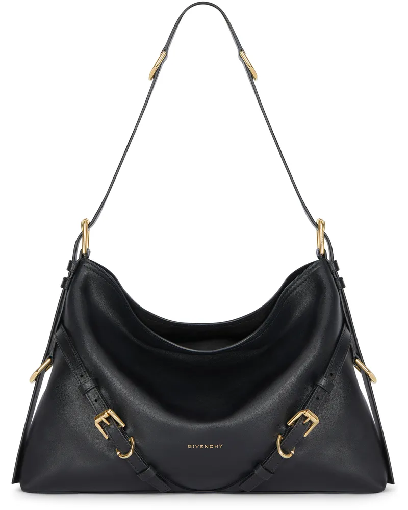 Givenchy Mittelgroße Tasche aus glänzendem Leder Voyou 