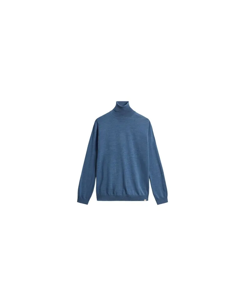 Woolrich Rollkragenpullover Blue