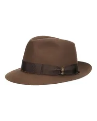 Borsalino Hüte Beaver mit mittlerer Krempe Brown