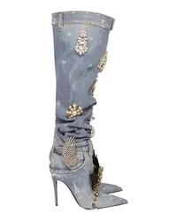 Dolce & Gabbana Stiefel Blue