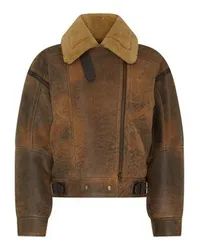 Acne Studios Lederjacke Brown