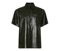 Hemd aus glänzendem Leder