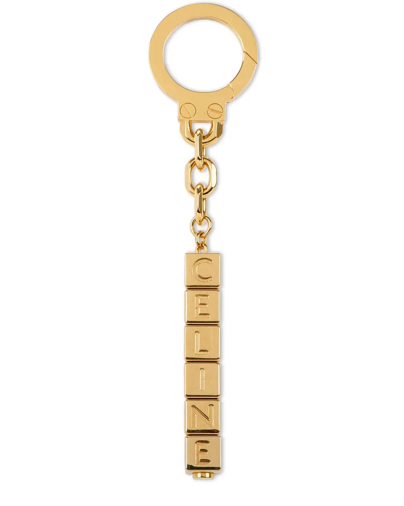 Celine Cube Bag Charm Gold
