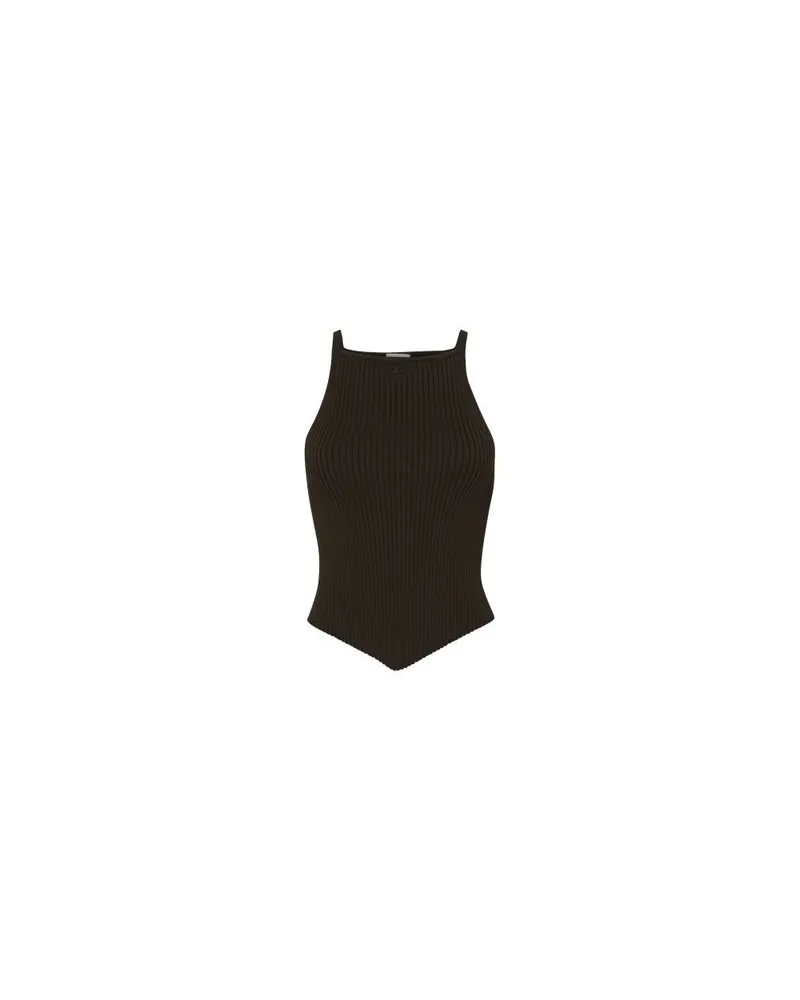 Courrèges Pointy Tanktop Brown