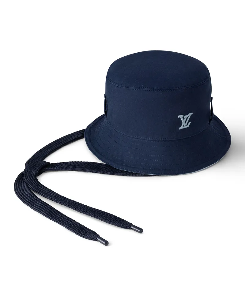 Louis Vuitton LV Play Aerogram Fischerhut zum Wenden Blue