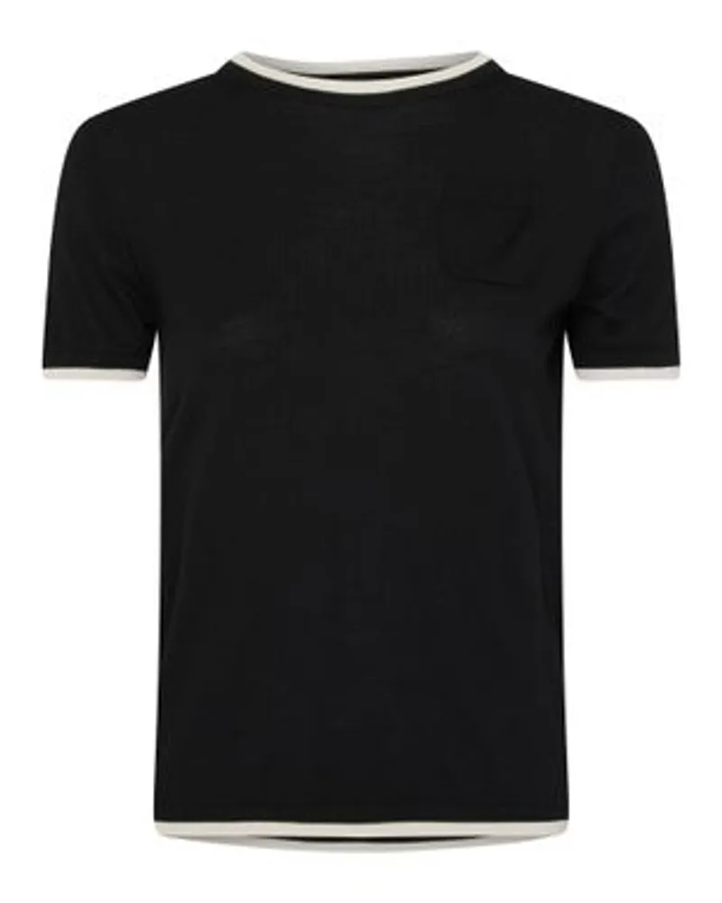 Max Mara Kurzarm-T-Shirt Egidio Black