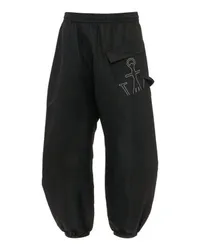 J.W.Anderson Jogginghose mit Anker-Logoprint und Twist Black