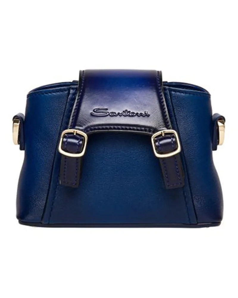 Santoni Crossbody-Tasche Blue