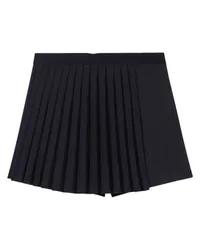 Maje Gerade Shorts mit Fältchen Black