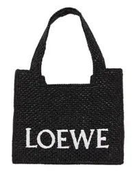 Loewe Mini Tote Bag Font Black