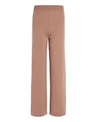 Barrie Fließende Kaschmir-Hose Beige