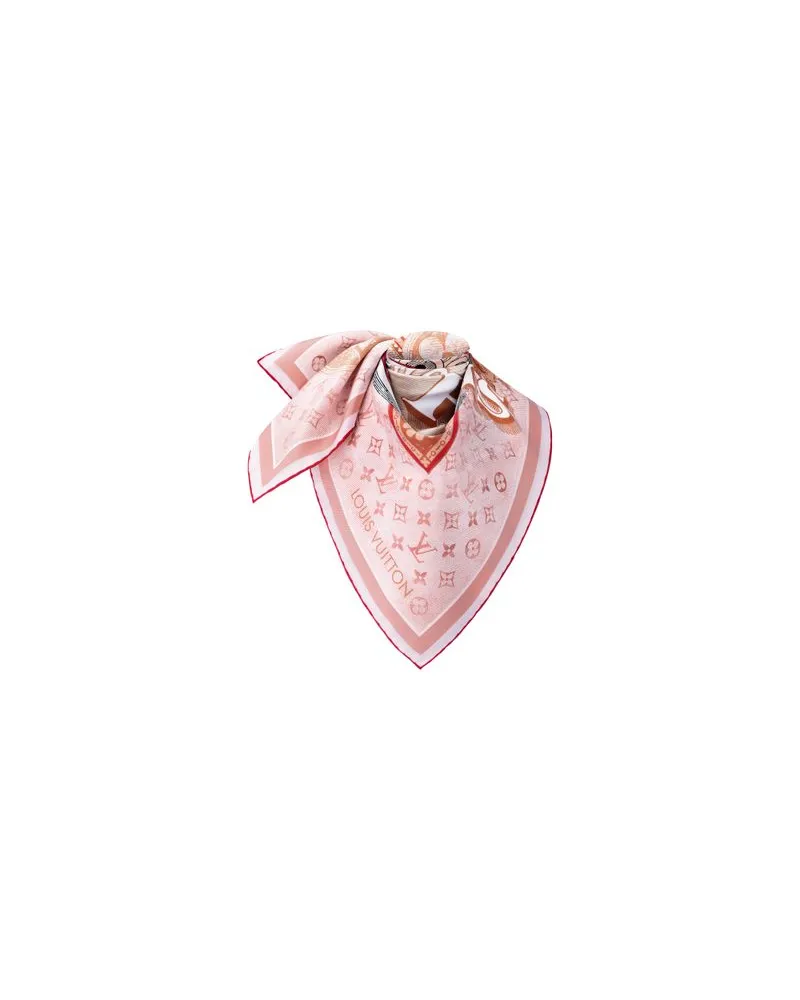 Chloé Langes Kleid mit Raffung und Rüschen Pink