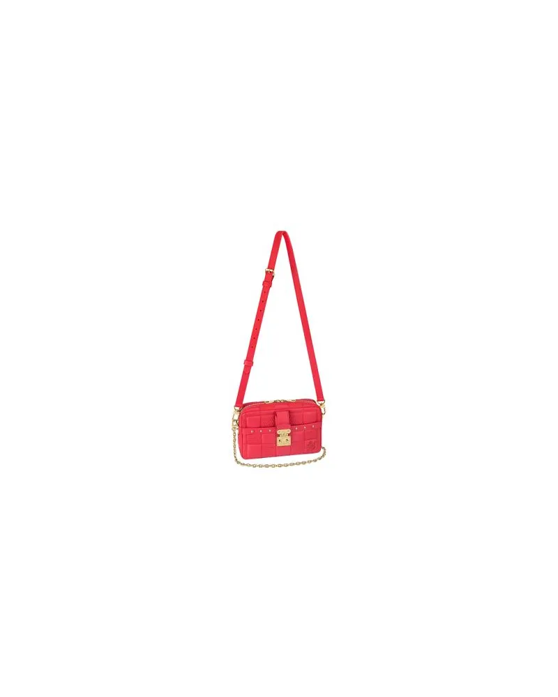 Chloé Langes Kleid mit Raffung und Rüschen Pink